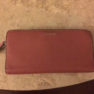 Mauve coach wallet